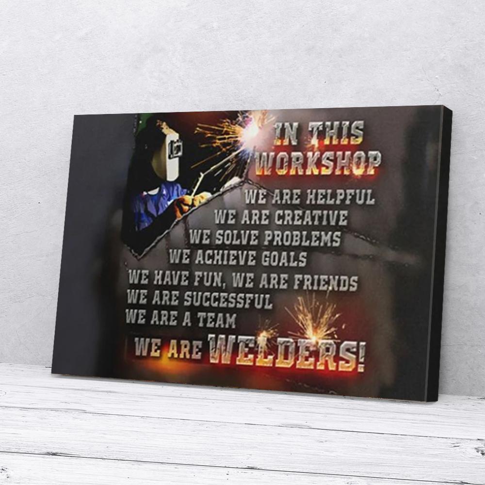 welder canvas prints wall art decor 1274