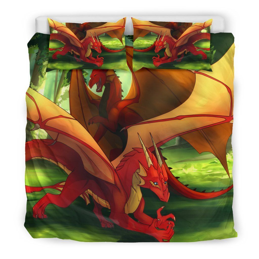 Welsh Dragon Freedom Bedding Set Bedroom Decor welsh dragon freedom bedding set bedroom decor 2851