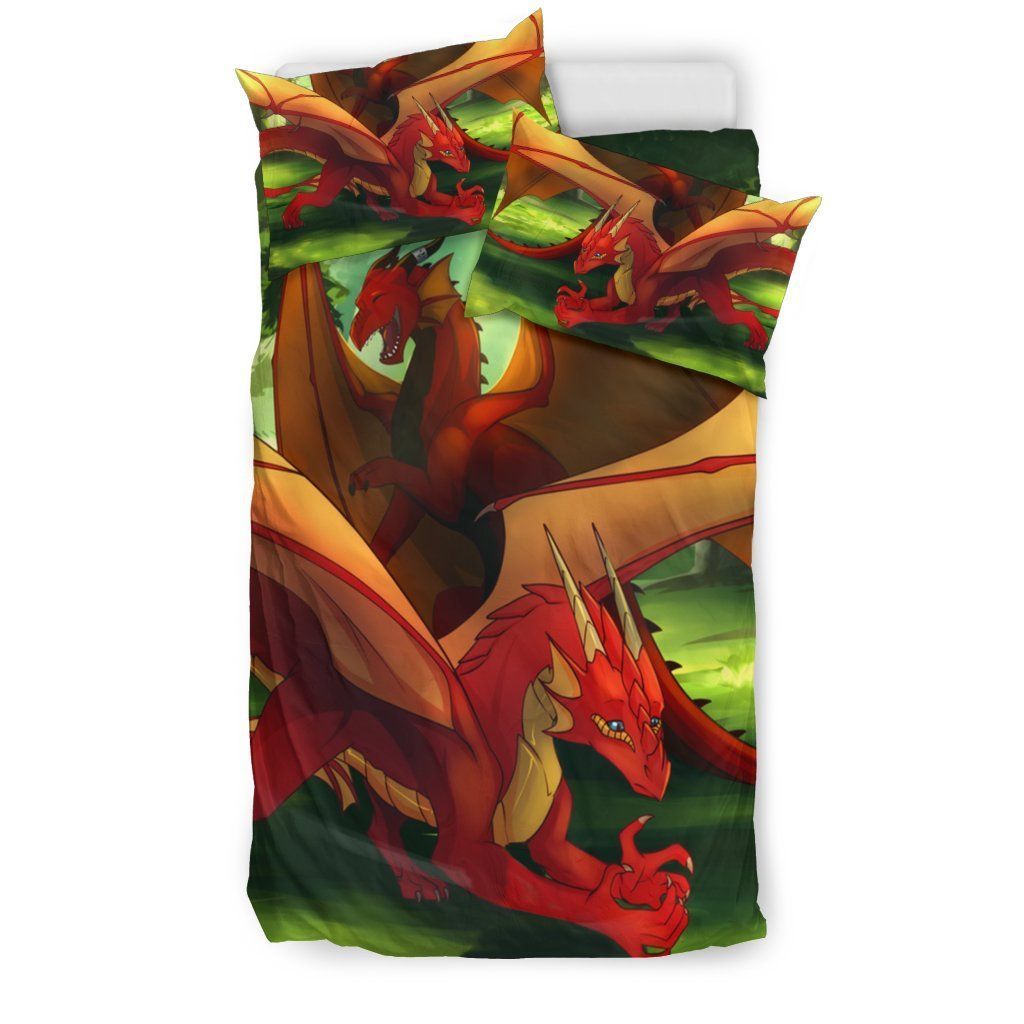 Welsh Dragon Freedom Bedding Set Bedroom Decor welsh dragon freedom bedding set bedroom decor 4830