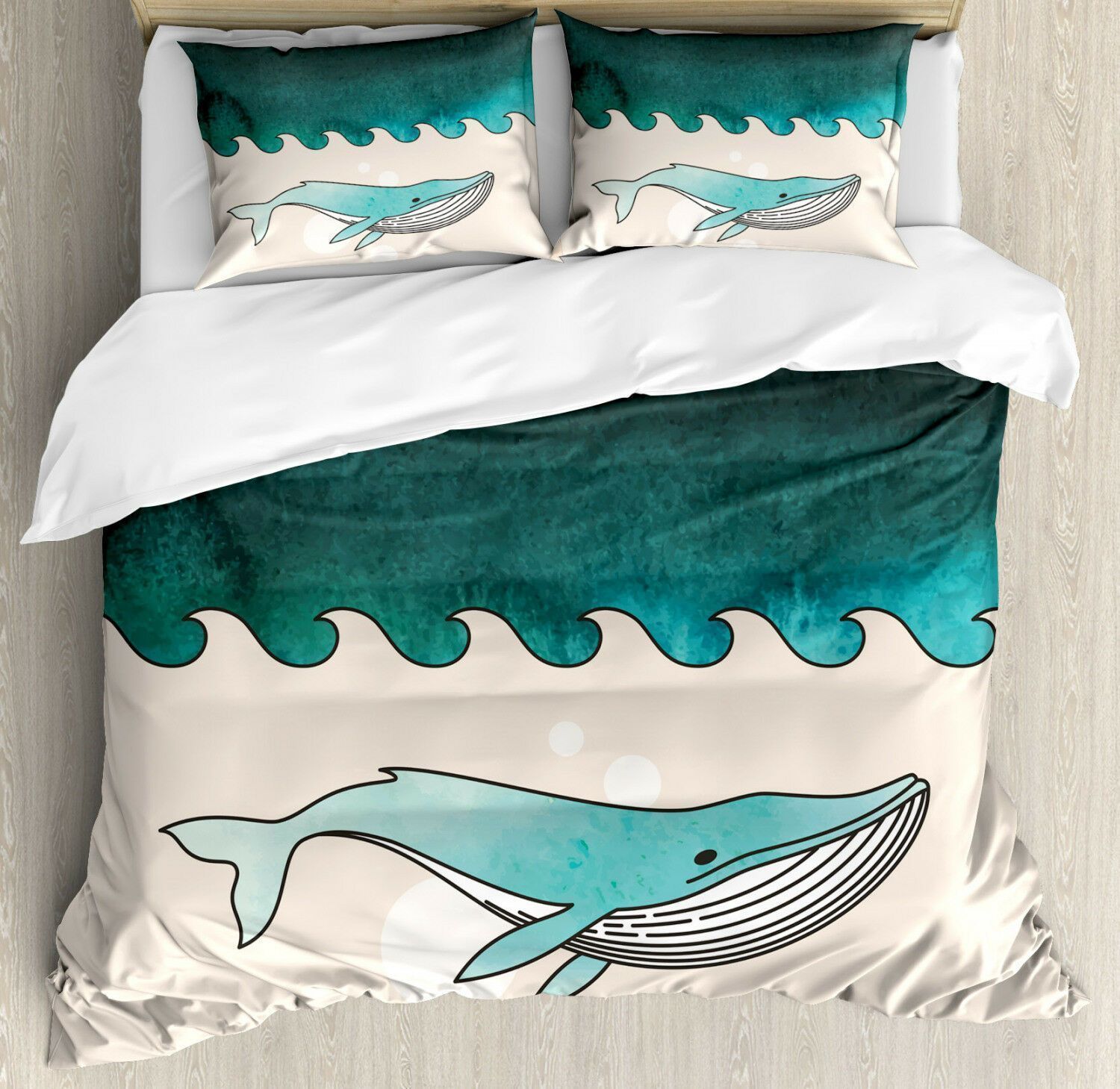 Whale Cartoon Bedding Set Bedroom Decor whale cartoon bedding set bedroom decor 8007