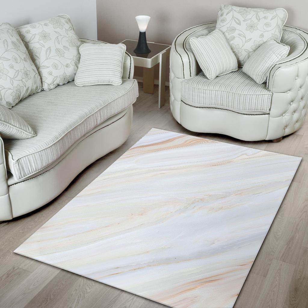 White Brown Smooth Marble Print Area Rug Floor Decor white brown smooth marble print area rug floor decor 8830