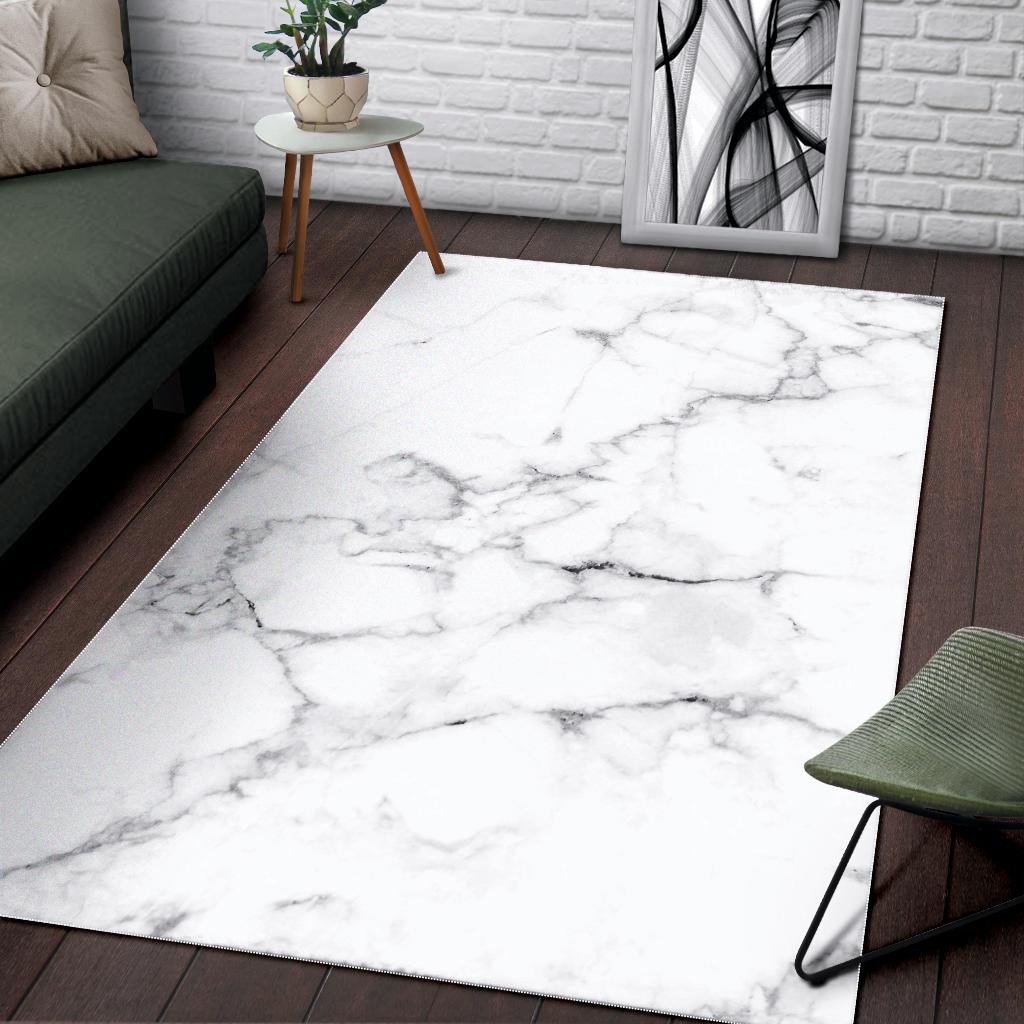 White Grunge Marble Print Area Rug Floor Decor white grunge marble print area rug floor decor 8803