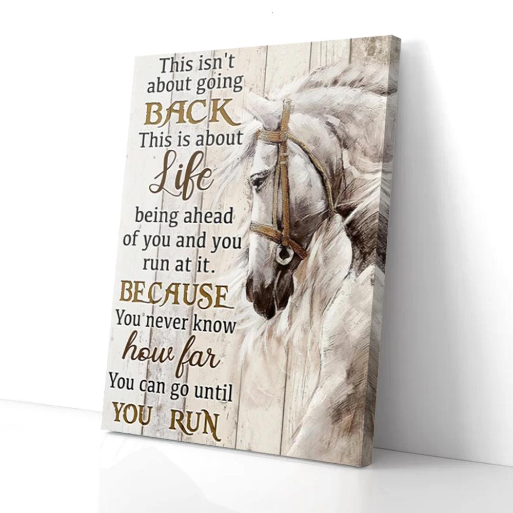 White Horse Canvas Prints - Wall Art Decor white horse canvas prints wall art decor 2586