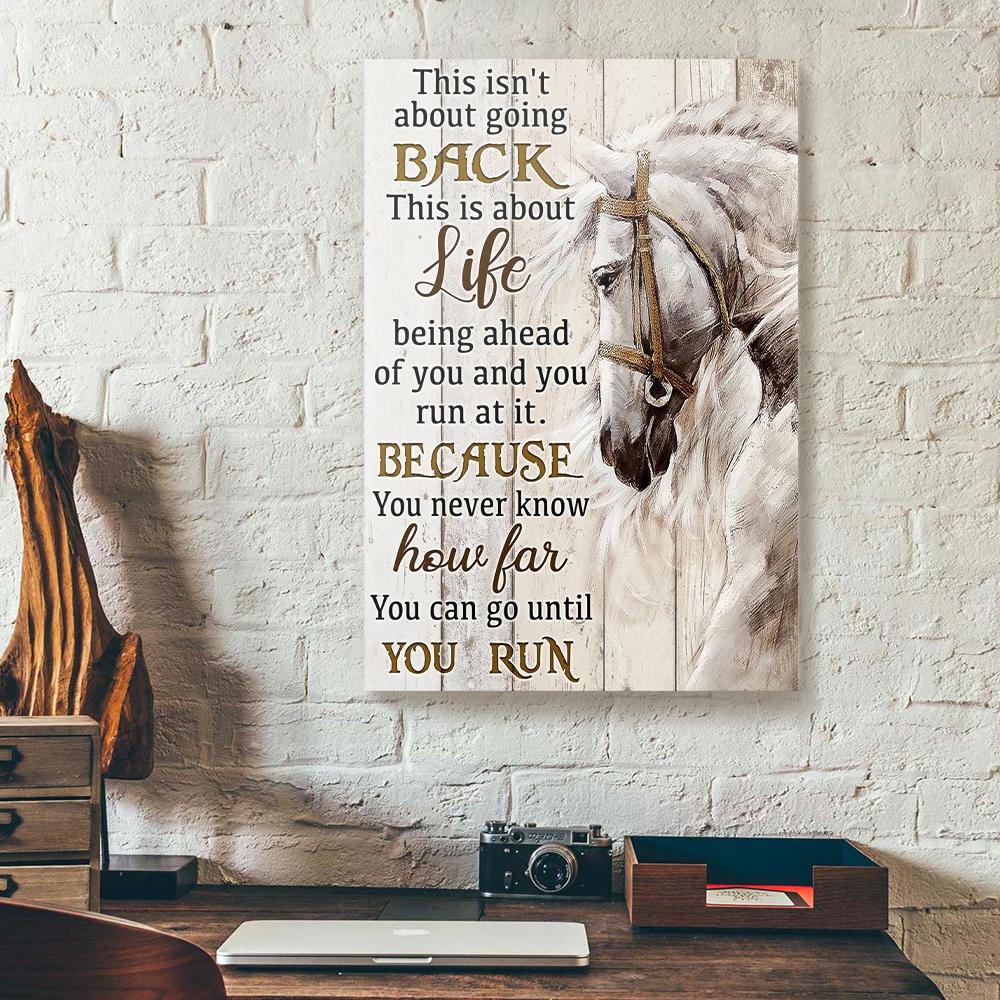 White Horse Canvas Prints - Wall Art Decor white horse canvas prints wall art decor 6282