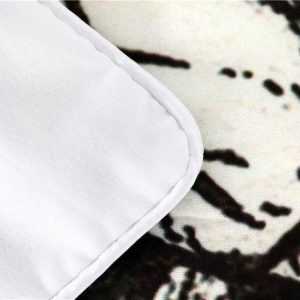 white wolf skull printed bedding set bedroom decor 4383