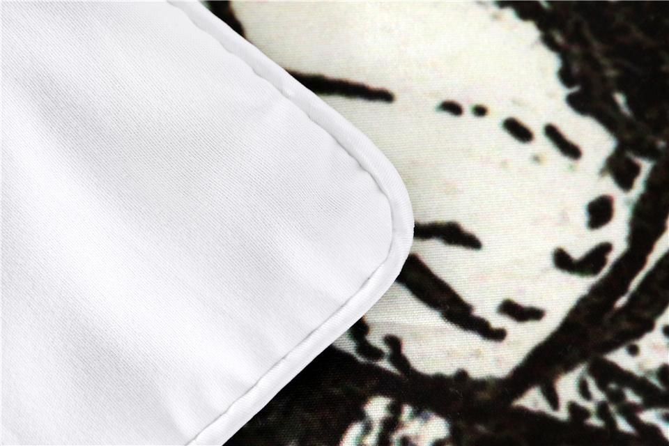white wolf skull printed bedding set bedroom decor 4383