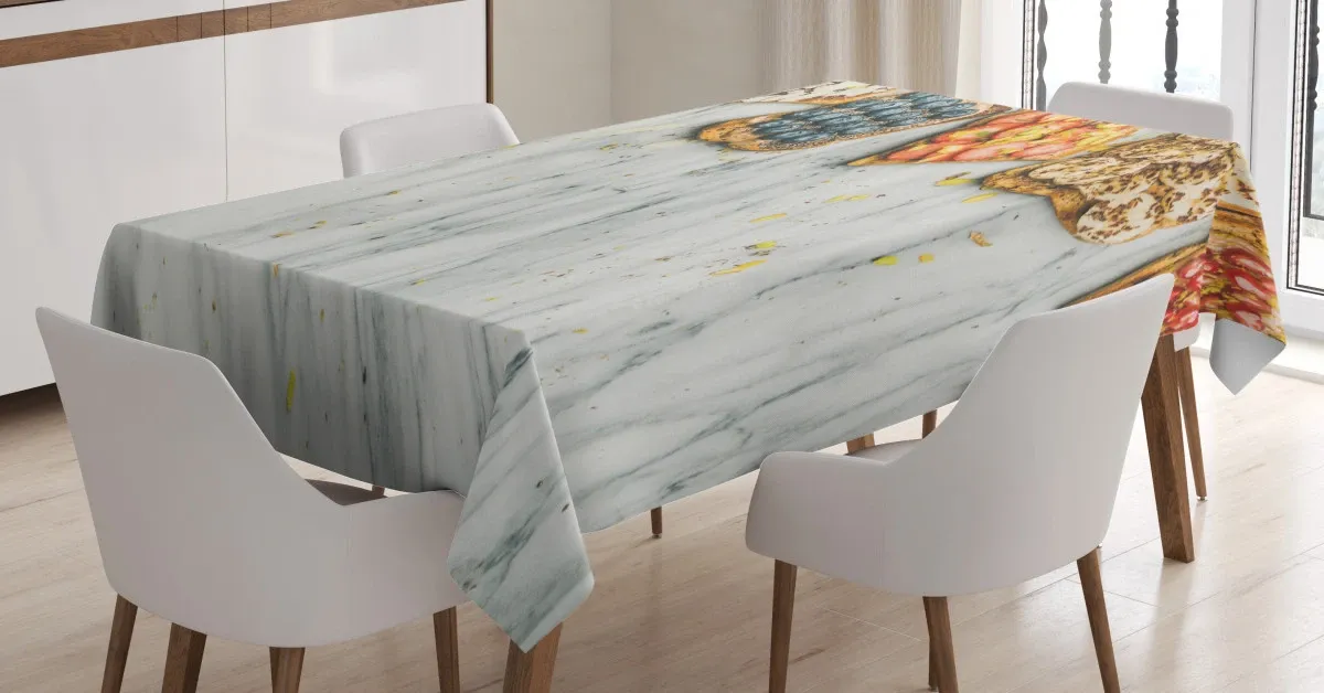 Whole Grain Toasts 3D Printed Tablecloth Table Decor whole grain toasts 3d printed tablecloth table decor 8346