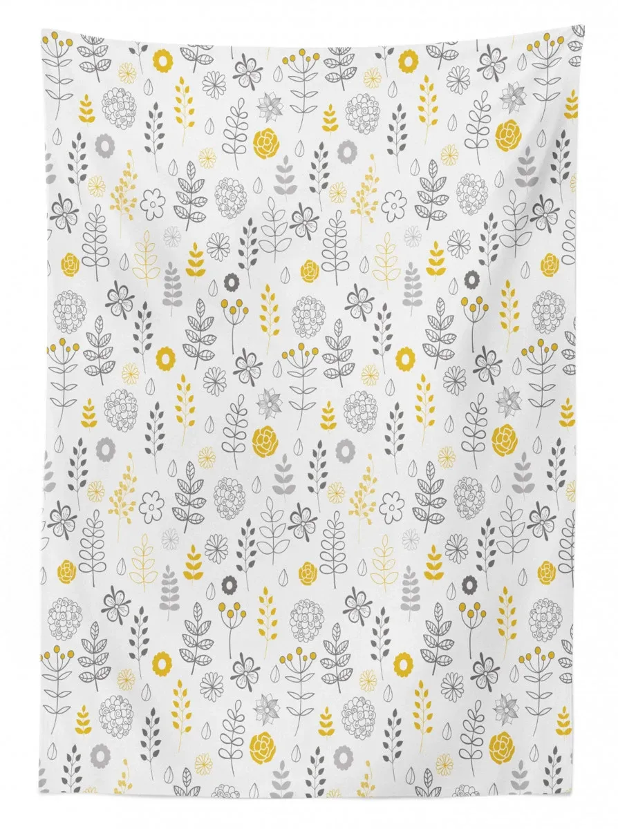 wild forest leaf flowers 3d printed tablecloth table decor 7155