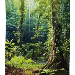 Wild Ivy On Trees 3D Printed Tablecloth Table Decor 1 wild ivy on trees 3d printed tablecloth table decor 5072