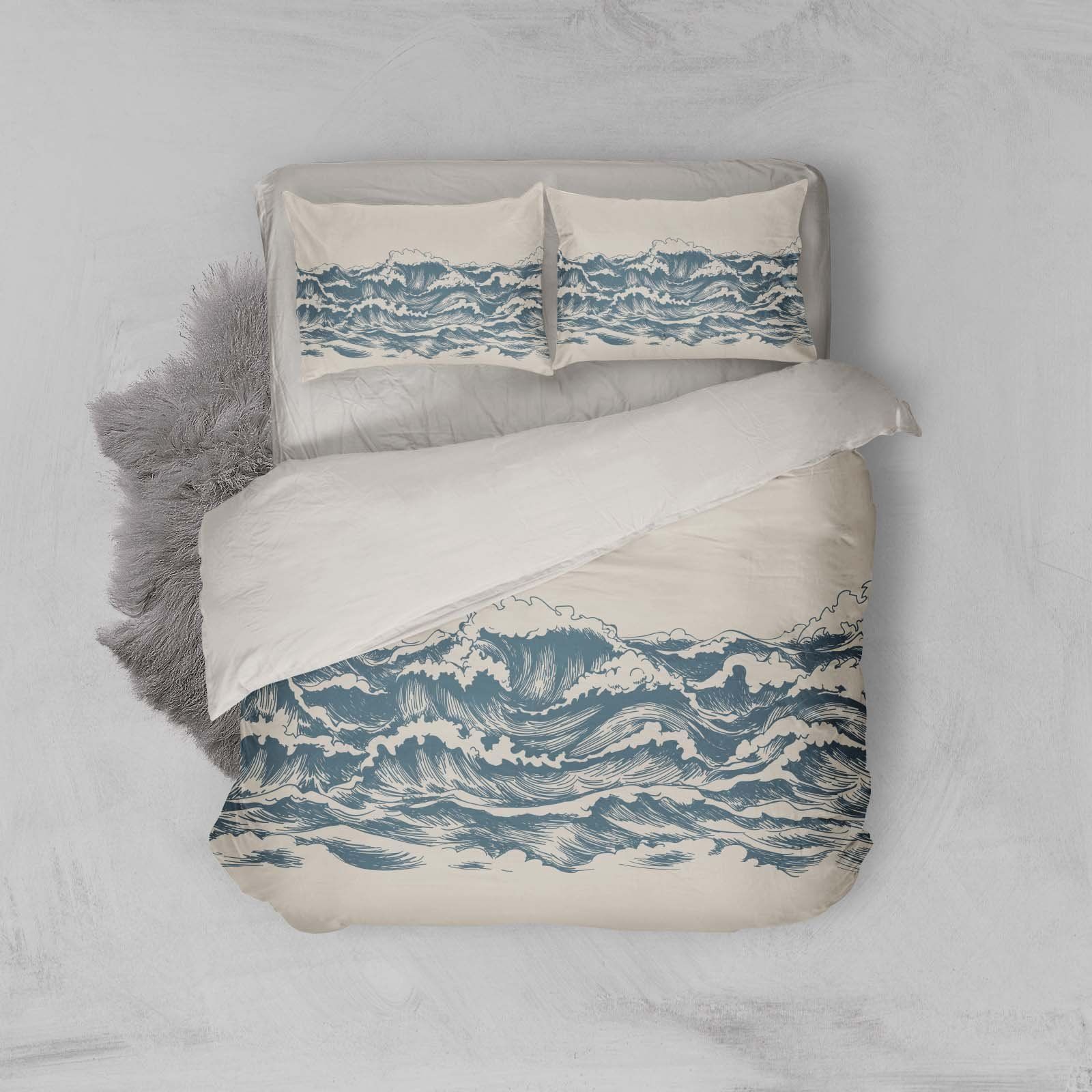 Wind Wave Ocean Dispersion Bedding Set Bedroom Decor wind wave ocean dispersion bedding set bedroom decor 5466
