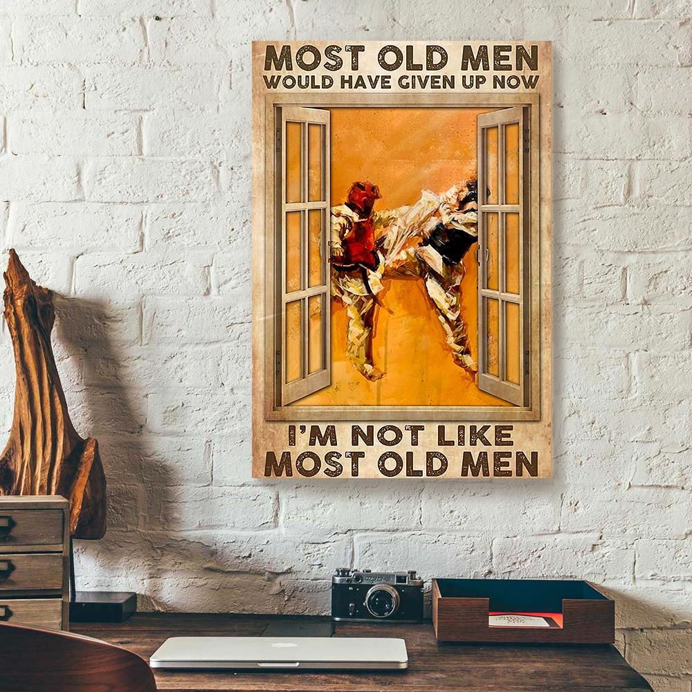 window view taekwondo canvas prints wall art decor 1550