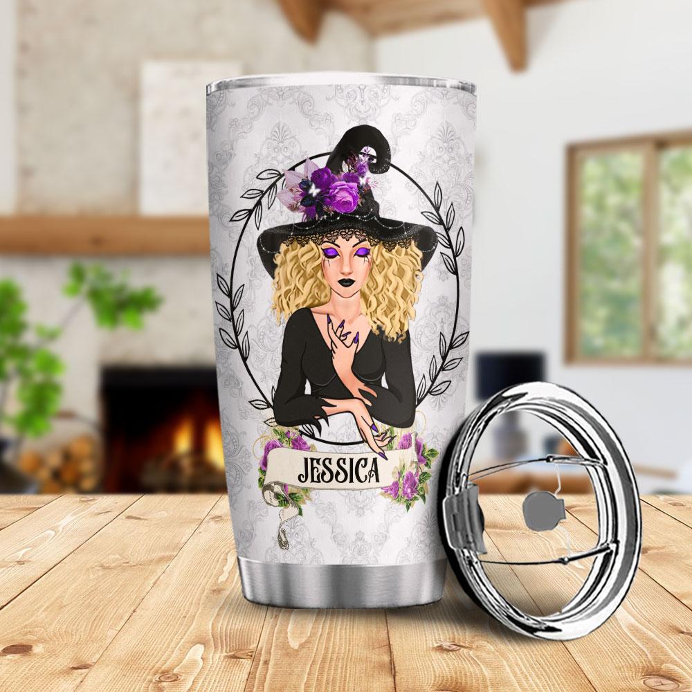 wit dont make me flip my witch switch customized stainless steel tumbler 2657
