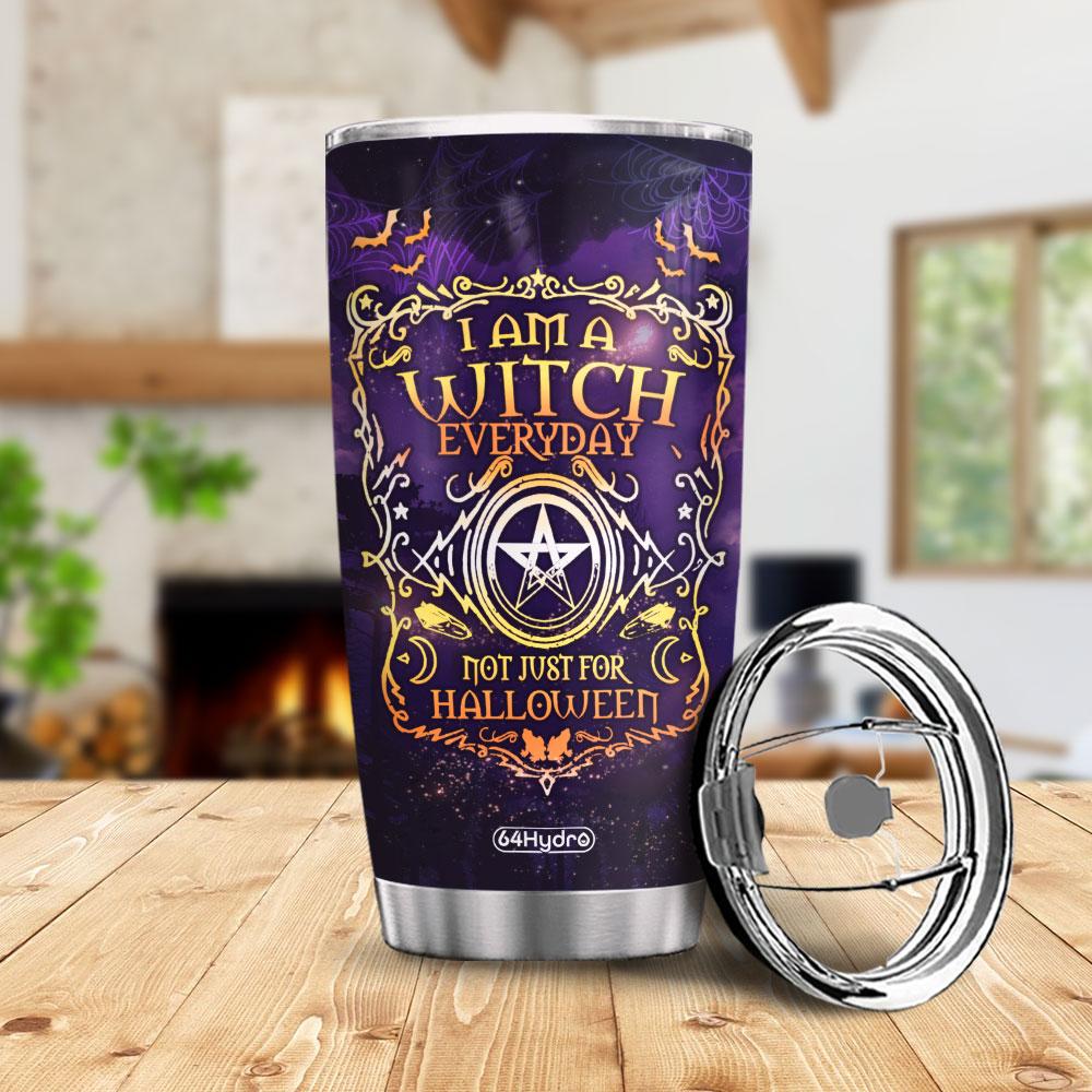 WIT I Am A Witch Everyday Customized Stainless Steel Tumbler wit i am a witch everyday customized stainless steel tumbler 4832