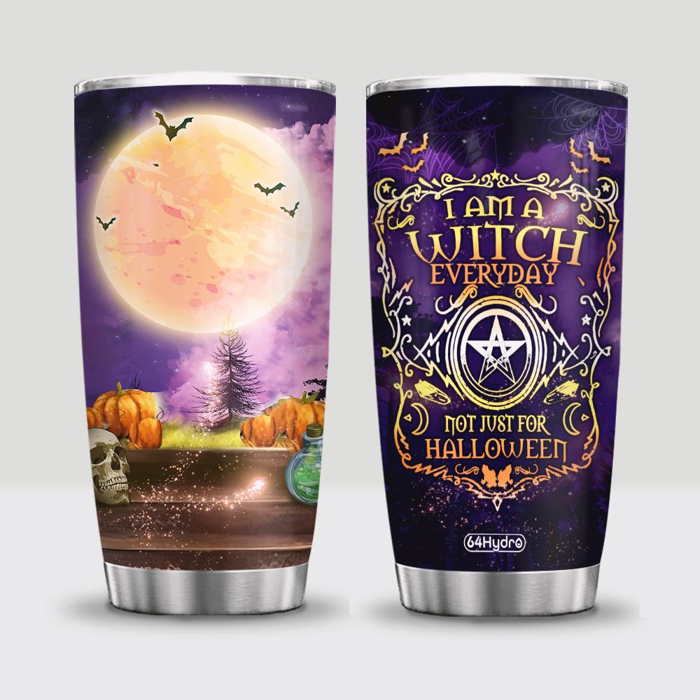 WIT I Am A Witch Everyday Customized Stainless Steel Tumbler wit i am a witch everyday customized stainless steel tumbler 7964