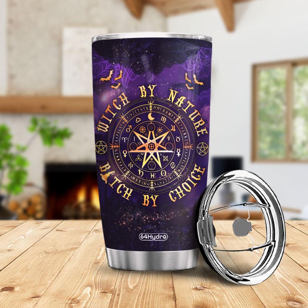 WIT Witch By Nature Customized Stainless Steel Tumbler wit witch by nature customized stainless steel tumbler 6201
