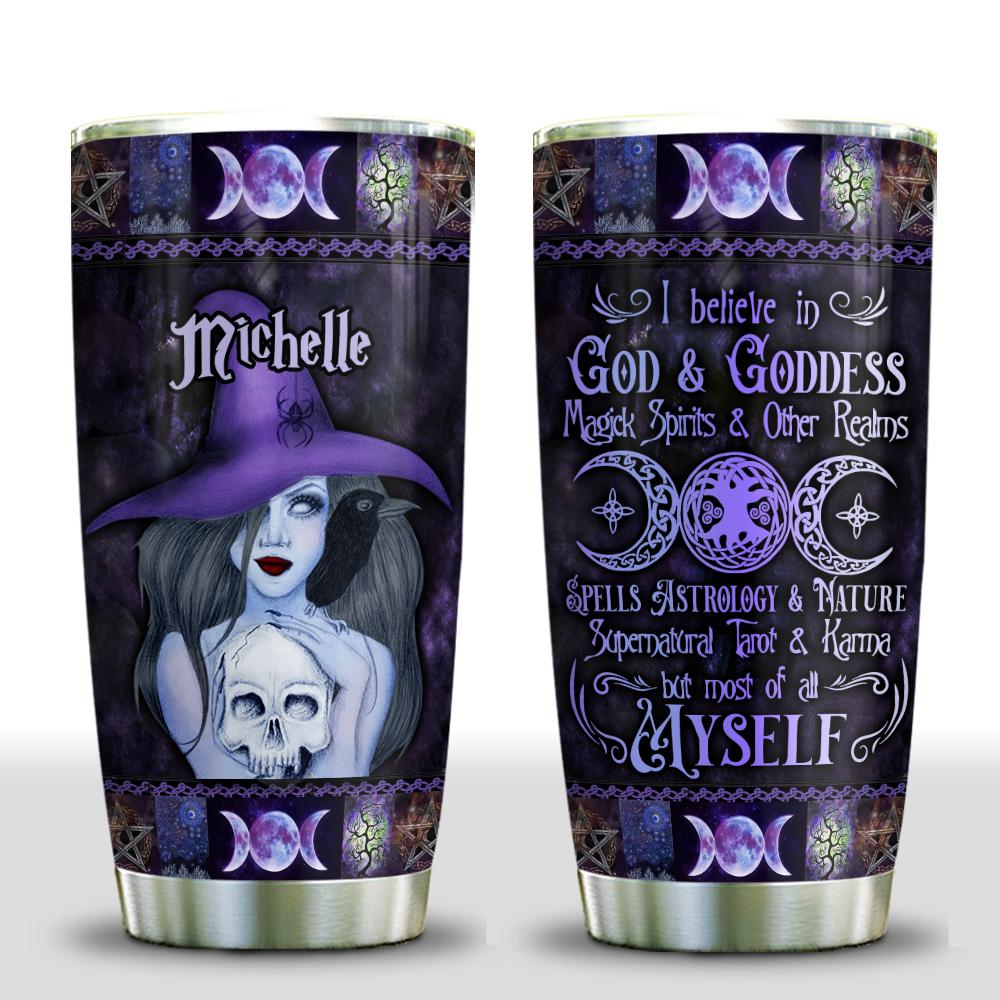 Witch Believe In Myself Personalized Stainless Steel Tumbler witch believe in myself personalized stainless steel tumbler 8136