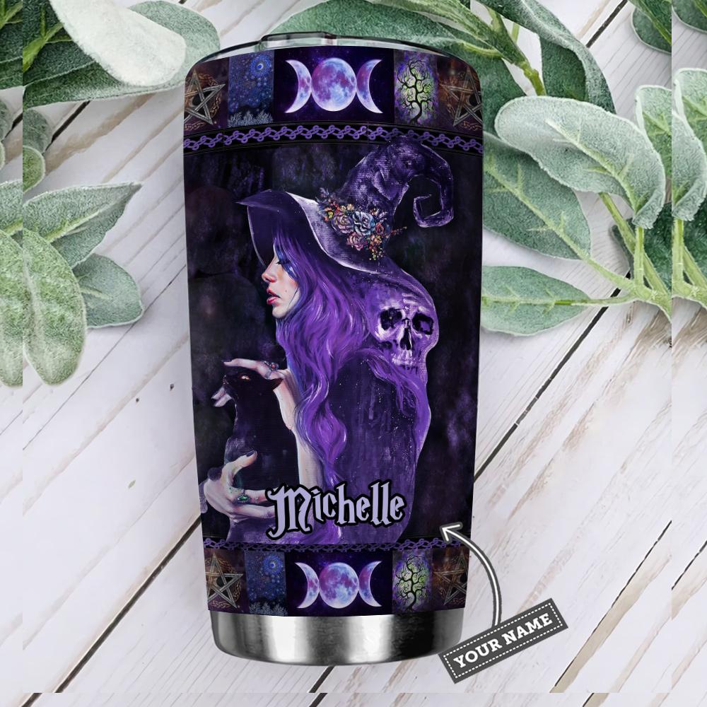 Witch Witch Her Black Cat Have No Rule Stainless Steel Tumbler witch witch her black cat have no rule stainless steel tumbler 2097