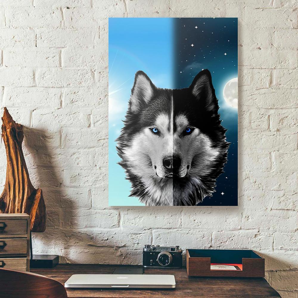 wolf canvas prints wall art decor 1679