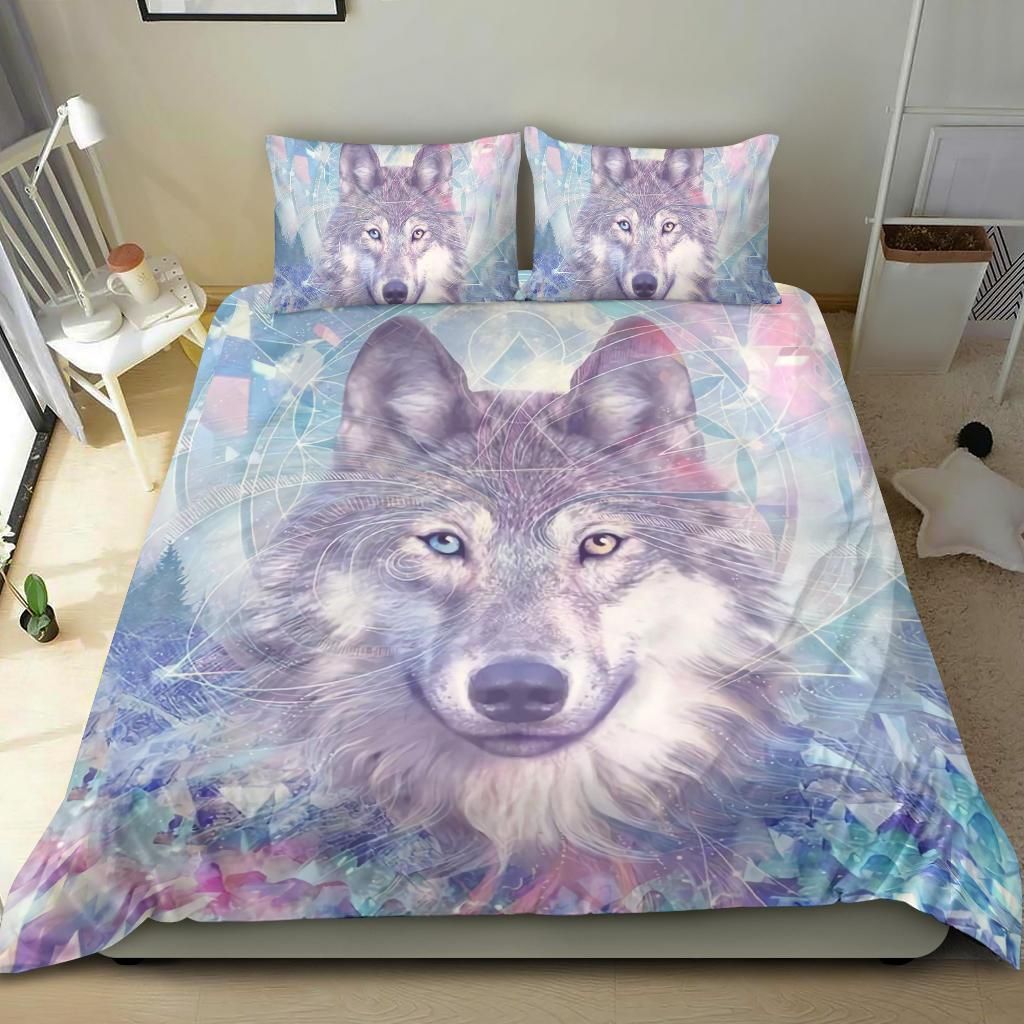 wolf cool design comfortable bedding set bedroom decor 6099