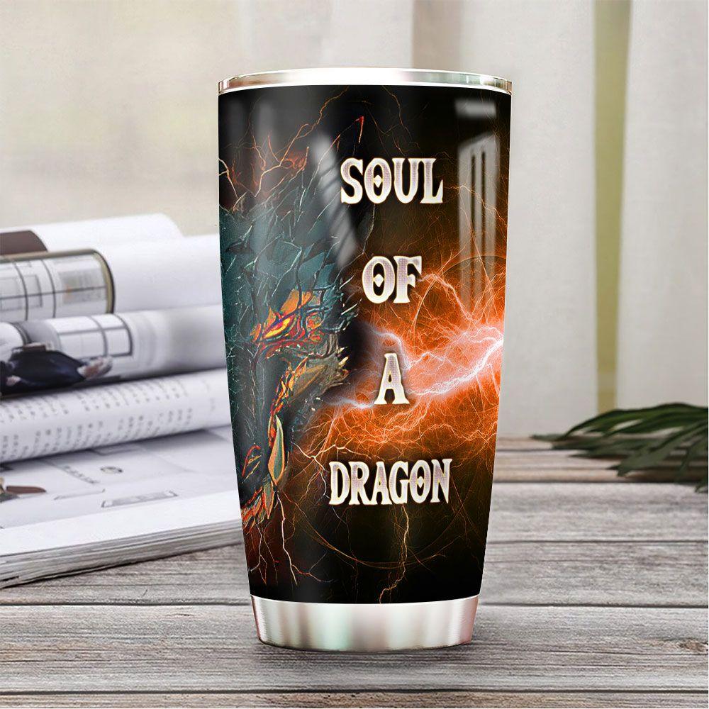 wolf dragon stainless steel tumbler 5430