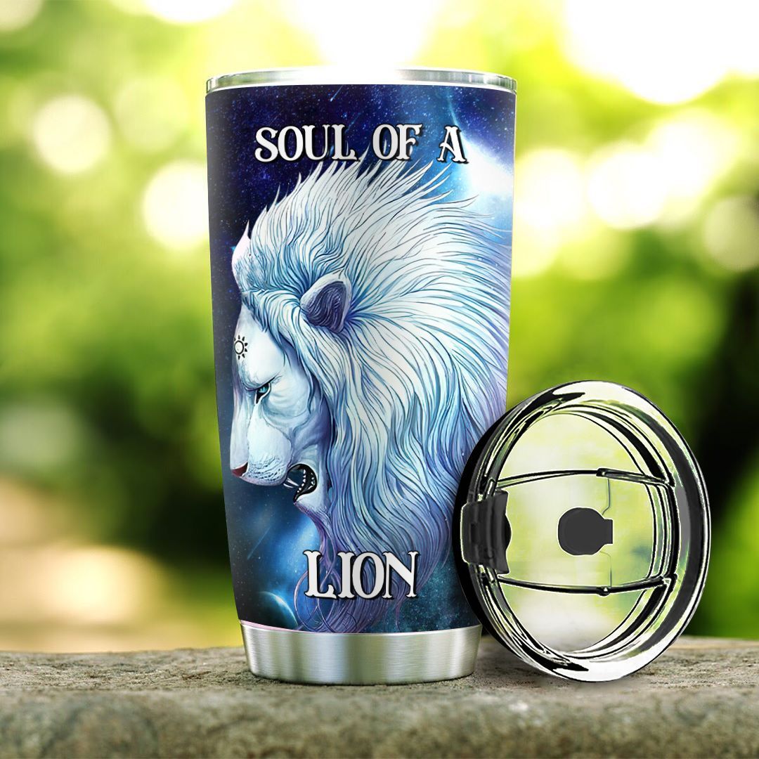 wolf lion stainless steel tumbler 2757