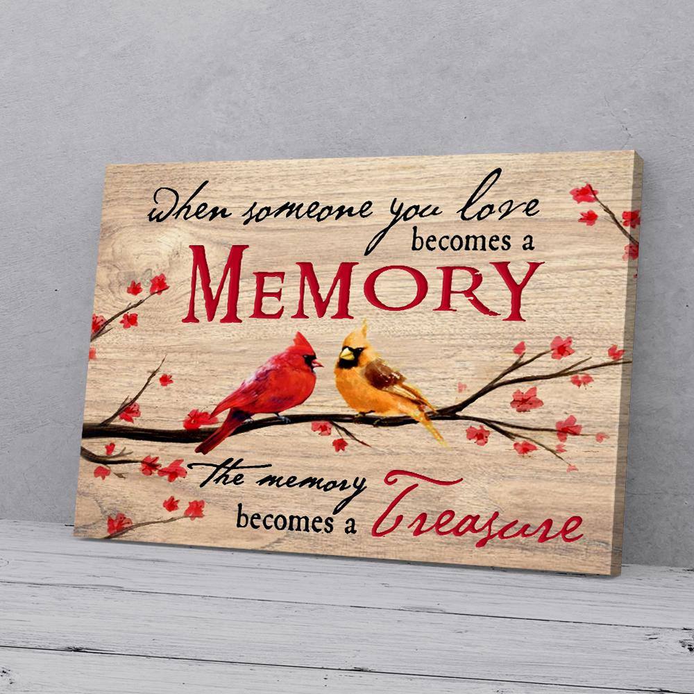 wood cardinal love canvas prints wall art decor 2425