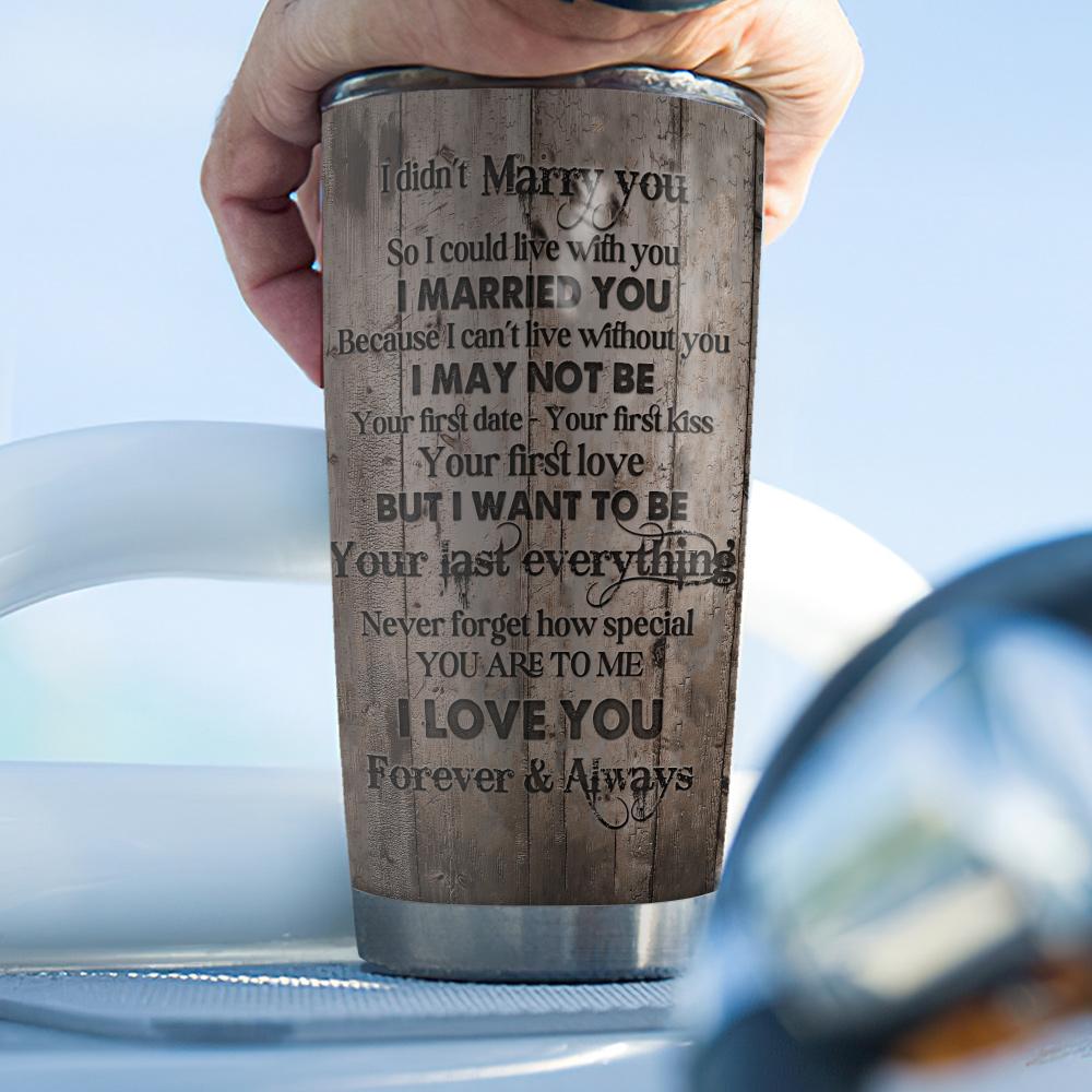 wooden style skull couple we got this stainless steel tumbler 2801