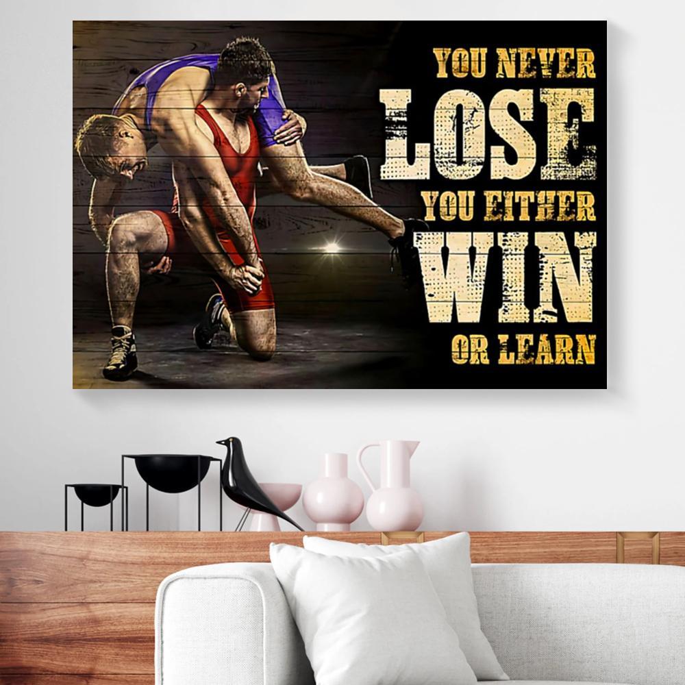 wrestling horizontal canvas prints wall art decor 8436