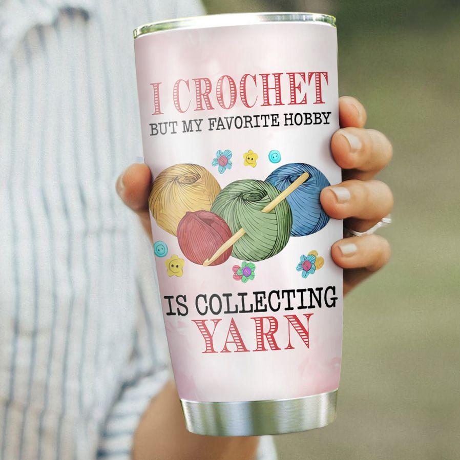 yarn personalized stainless steel tumbler 2353