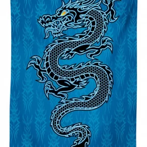 year of the dragon 3d printed tablecloth table decor 6966