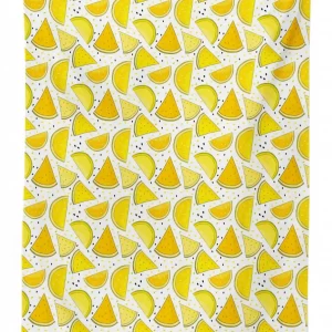 yellow color palette slices 3d printed tablecloth table decor 4915