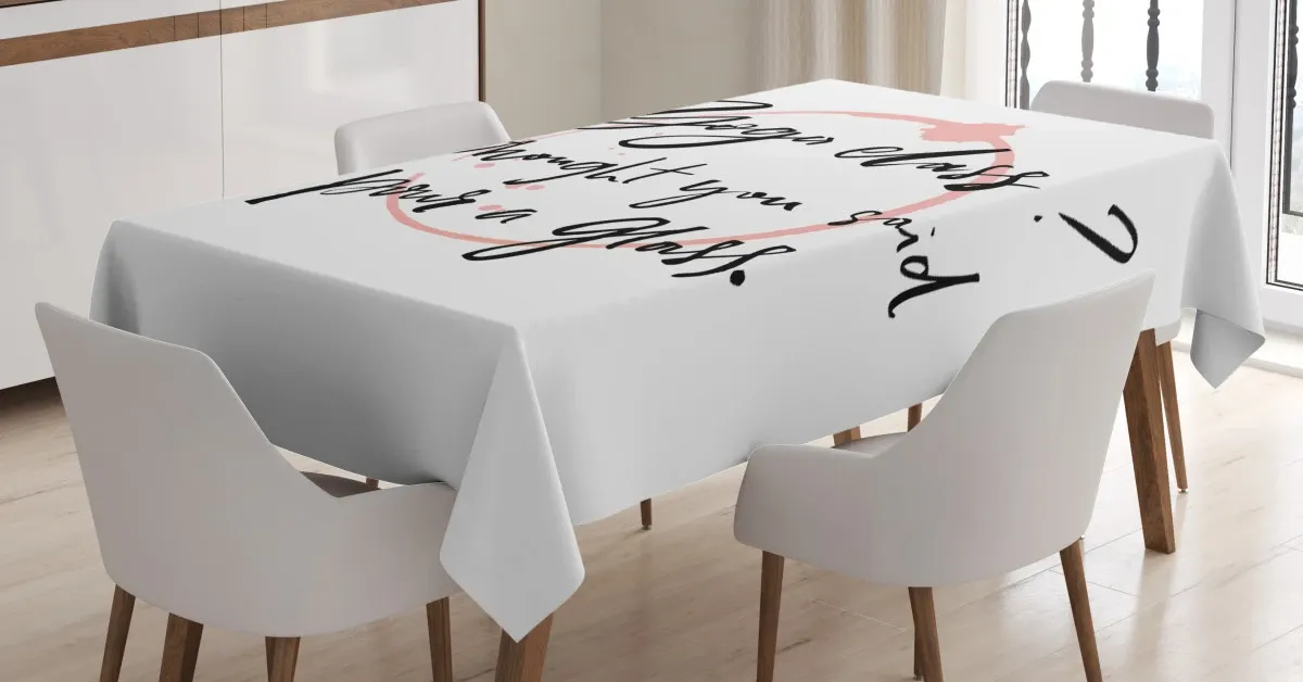 yoga class wine glass 3d printed tablecloth table decor 5258