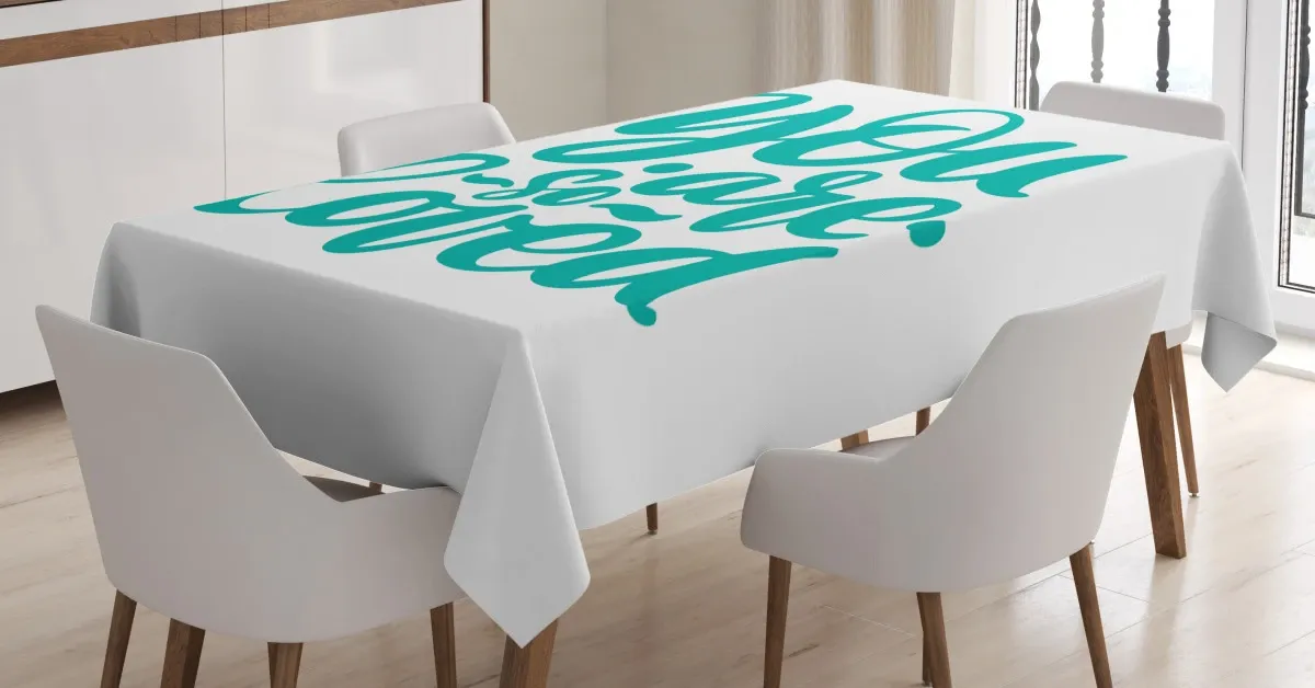 you are loved valentines 3d printed tablecloth table decor 6408