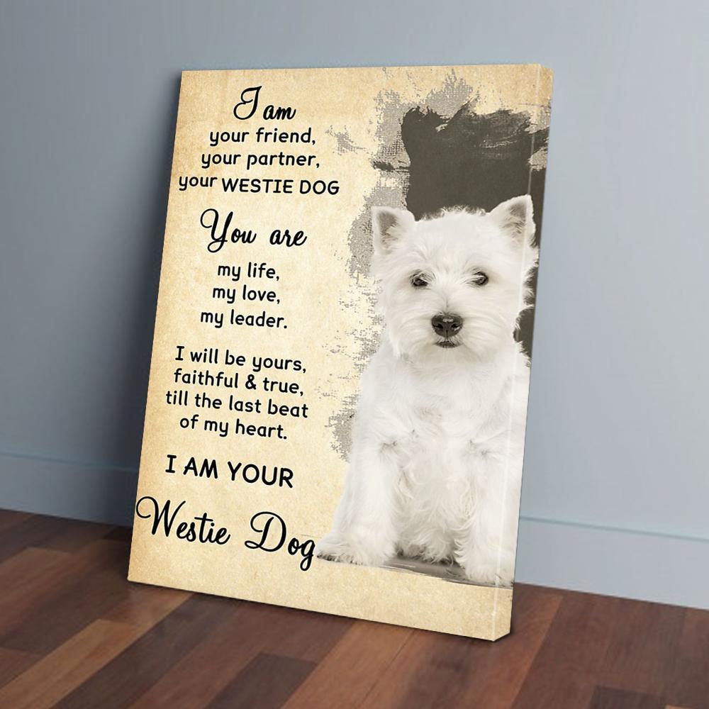 Your Westie Dog Vertical Canvas Prints - Wall Art Decor your westie dog vertical canvas prints wall art decor 7174