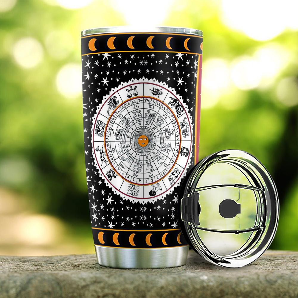 zodiac sign bohemian hippie gifts for her gifts for hippie friends hippie gifts for him stainless steel tumbler 7885