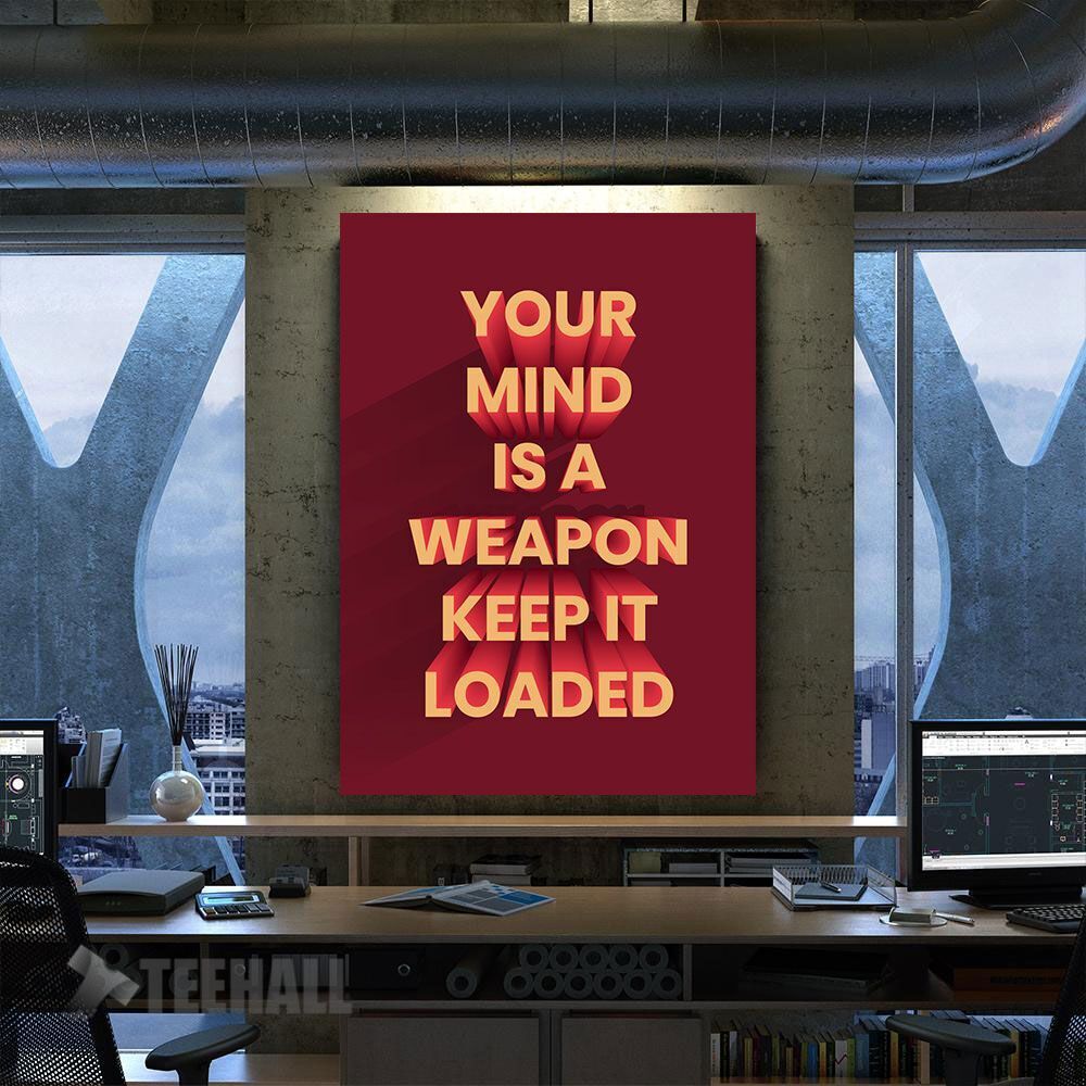 3D Motivation Quote Canvas Prints Wall Art Decor