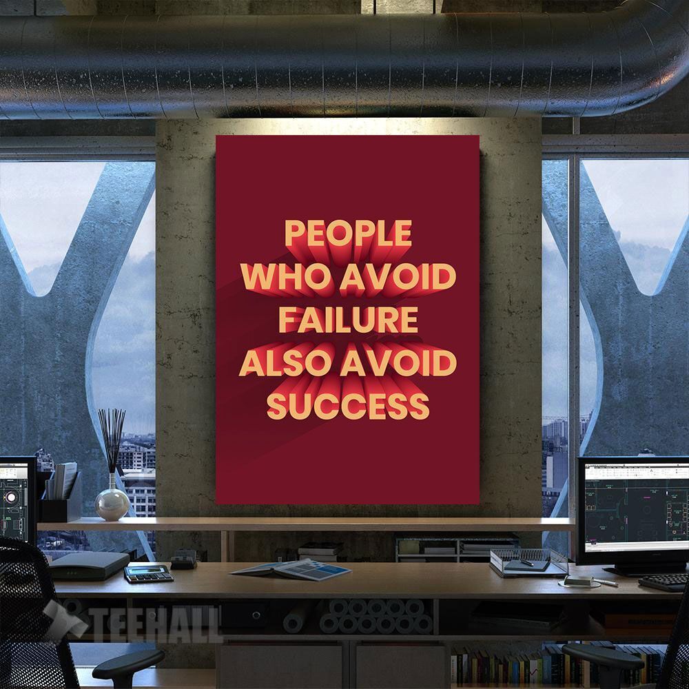 3D Motivation Quote Canvas Prints Wall Art Decor