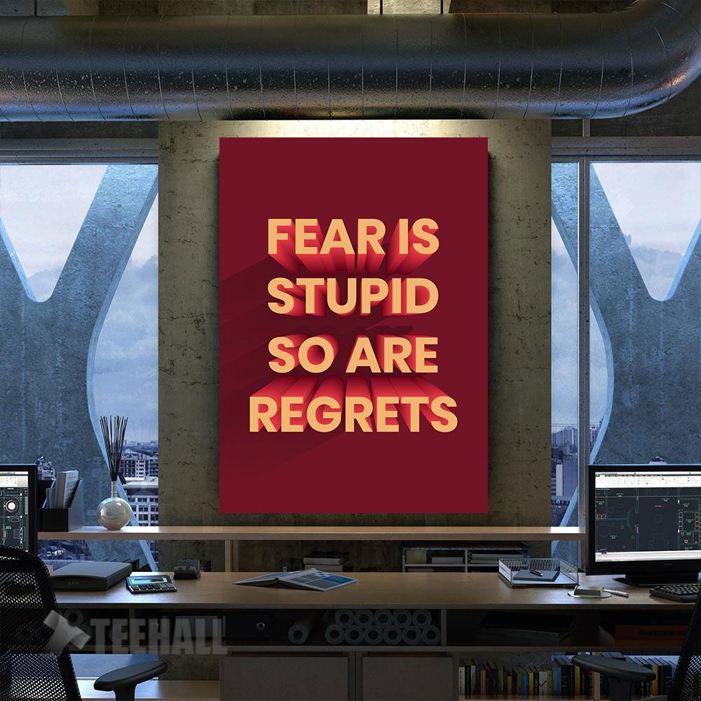 3D Motivation Quote Canvas Prints Wall Art Decor