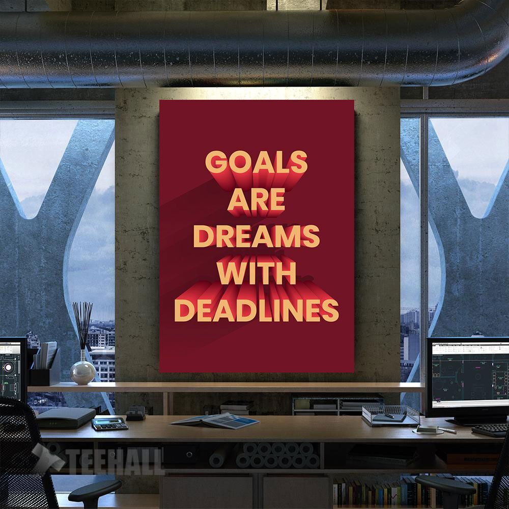 3D Motivational Quote Canvas Prints Wall Art Decor