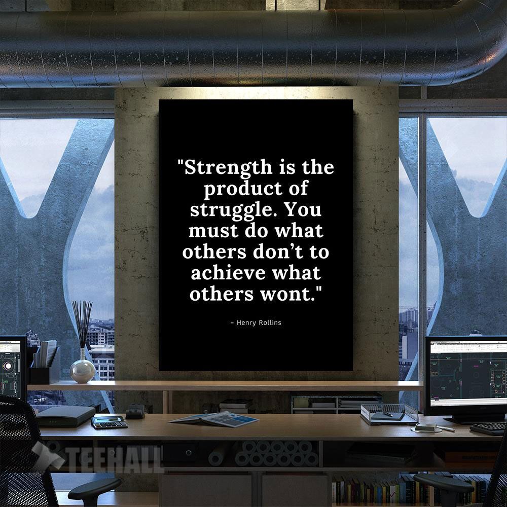 Achieve What Others Wont Motivational Canvas Prints Wall Art Decor
