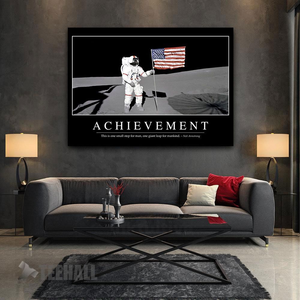 Achievement Motivational Canvas Prints Wall Art Decor