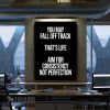 Aim For Consistency Motivational Canvas Prints Wall Art Decor
