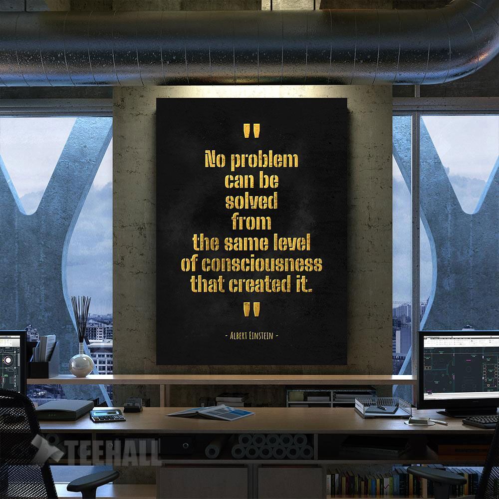 Albert Einstein Newton Han Motivational Canvas Prints Wall Art Decor
