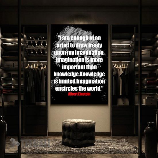 Albert Einstein Quotes Motivational Canvas Prints Wall Art Decor 2 Albert Einstein Quotes Motivational Canvas Prints Wall Art Decor 2 2