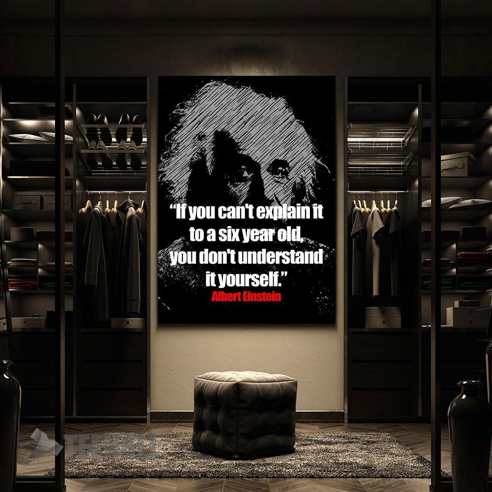 Albert-Einstein-Quotes-Motivational-Canvas-Prints-Wall-Art-Decor-2 Albert Einstein Quotes Motivational Canvas Prints Wall Art Decor 2