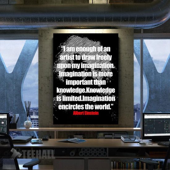 Albert Einstein Quotes Motivational Canvas Prints Wall Art Decor