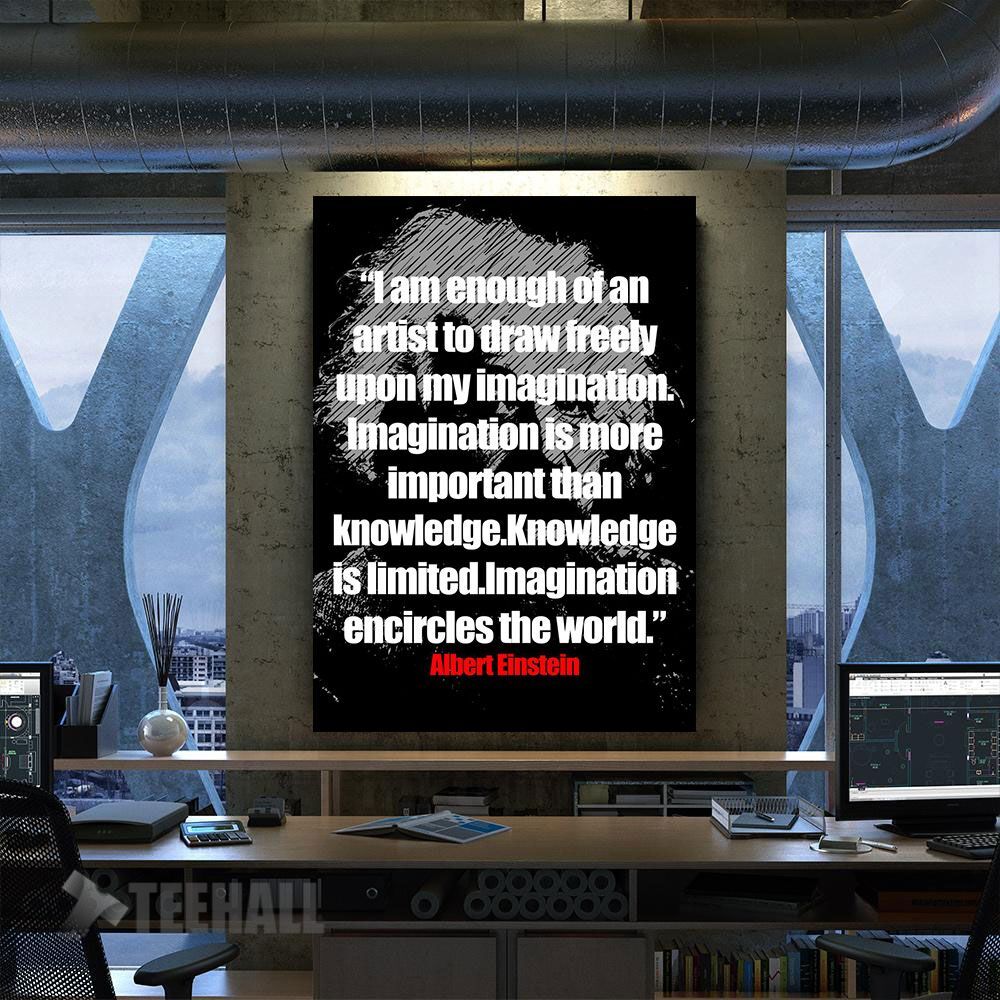 Albert-Einstein-Quotes-Motivational-Canvas-Prints-Wall-Art-Decor Albert Einstein Quotes Motivational Canvas Prints Wall Art Decor