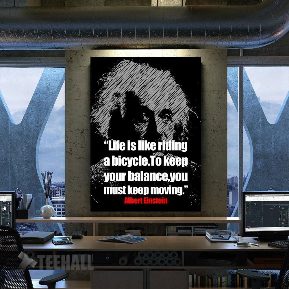 Albert Einstein Quotes Motivational Canvas Prints Wall Art Decor
