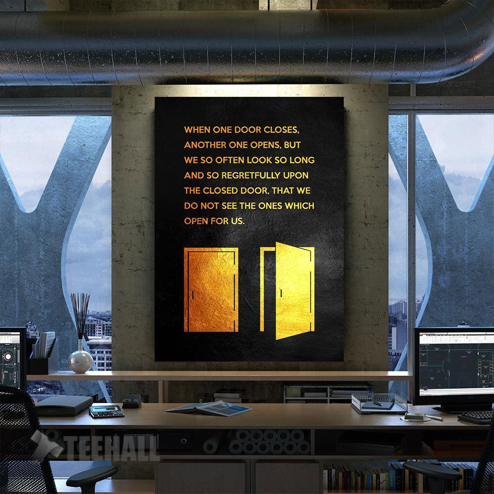 Alexander Graham Bell Motivational Canvas Prints Wall Art Decor