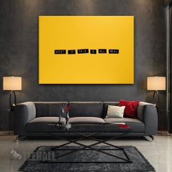 All Is Real Motivational Canvas Prints Wall Art Decor